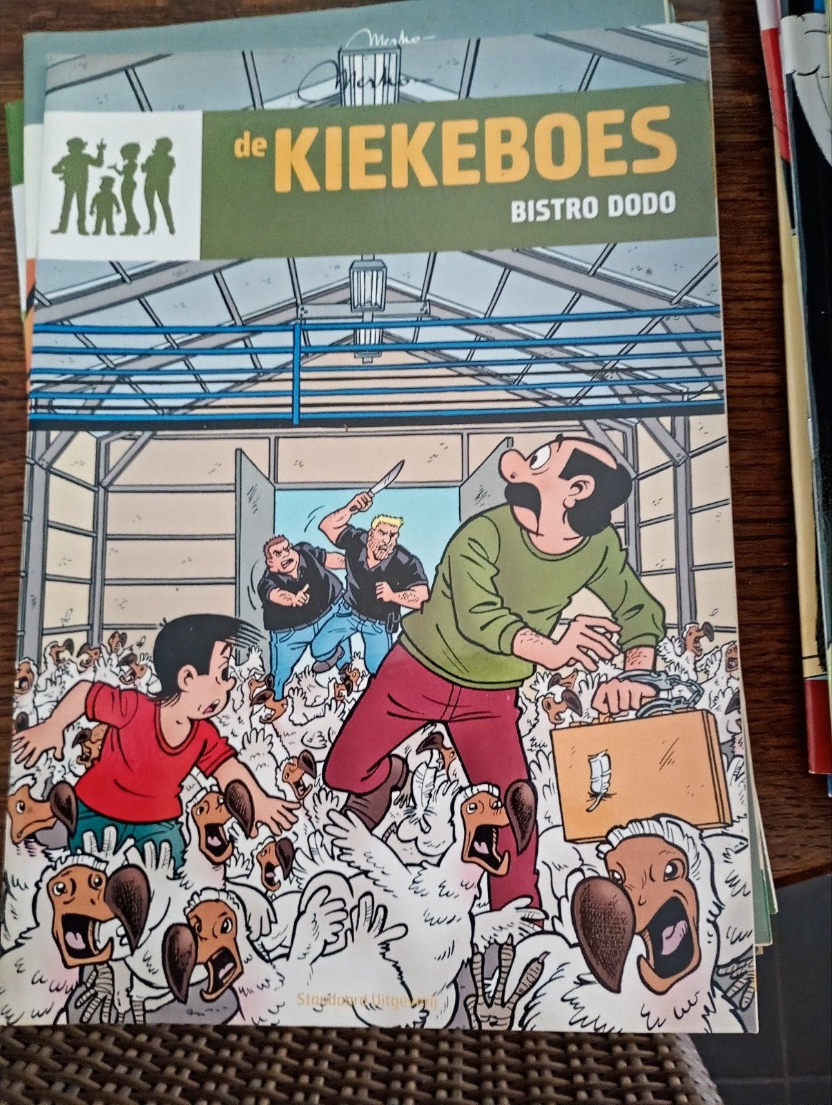 De kiekeboes, Bistro dodo, Boeken, Ophalen