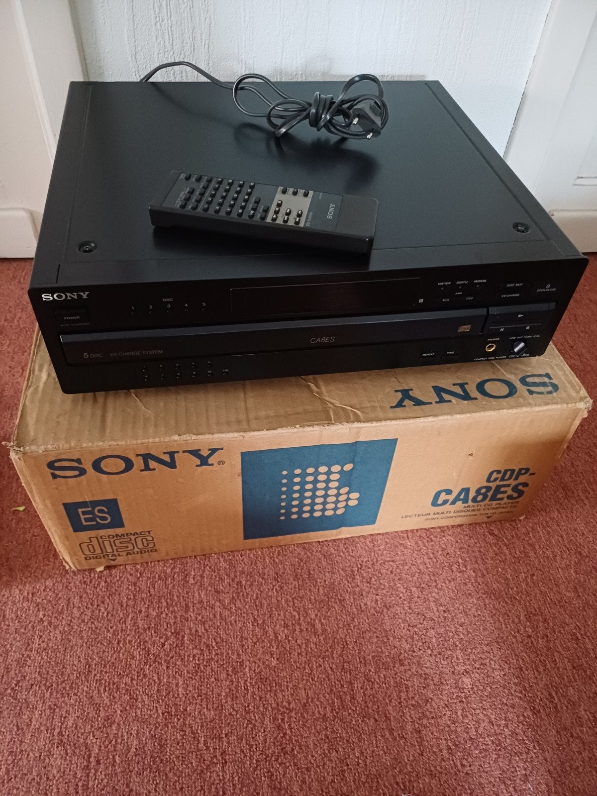 Sony cdp ca 8es, Enlèvement, Sony