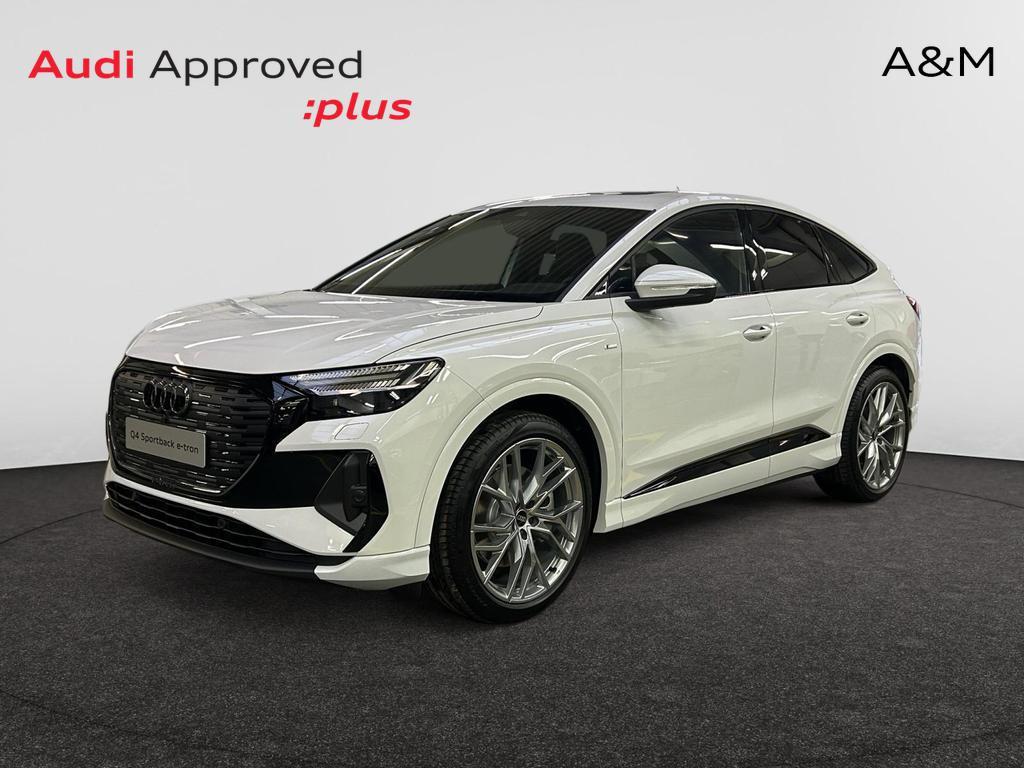 Audi Q4 Sportback e-tron Q4 Sportback e-Tron 82 kWh 45 Corpo, Auto's, Audi, Automaat, Overige modellen, Wit, Elektrisch