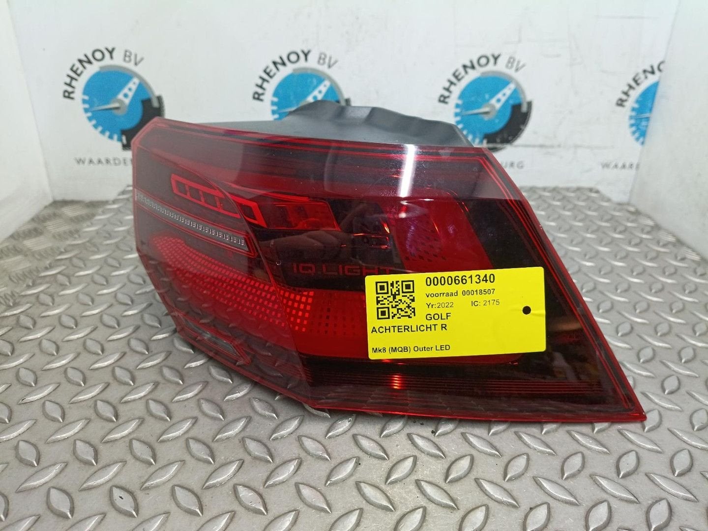 VOLKSWAGEN GOLF CD1 eTSI R-Line Hybride Benz. ACHTERLICHT R, Auto-onderdelen, Ophalen of Verzenden, Gebruikt, ARN erkend
