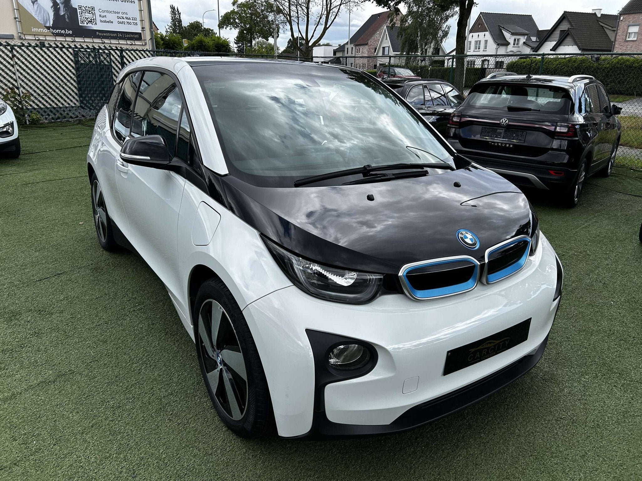 BMW i3 BENZINE+ELEKTRISCHAUTOMAATGPSBLEUTOOTH, Auto's, Automaat, Wit, Berline, 5 deurs
