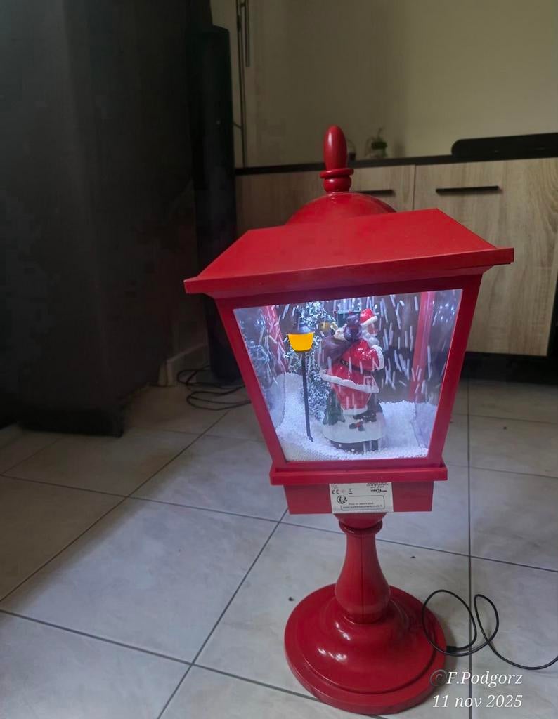 Lampe de Noël, Lampadaire, Comme neuf, Synthétique, Enlèvement