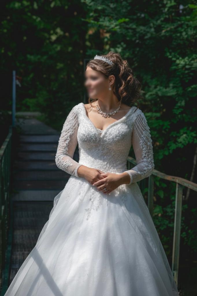 Prachtig trouwkleed trouwjurk, Kleding | Dames, Ophalen, Zo goed als nieuw, Trouwjurk