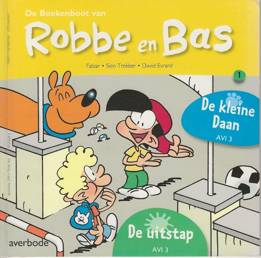 Robbe en Bas - De kleine Daan (1ste druk), Boeken, Gelezen, Eén stripboek, Falzar - Trekker - Evrard, Ophalen of Verzenden