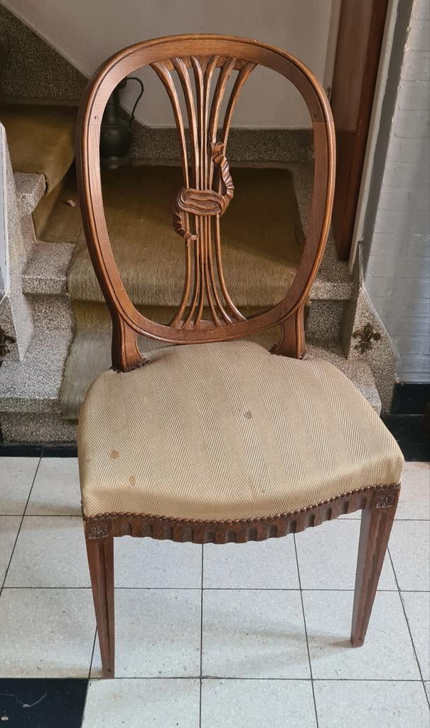 Ancienne chaise, Enlèvement