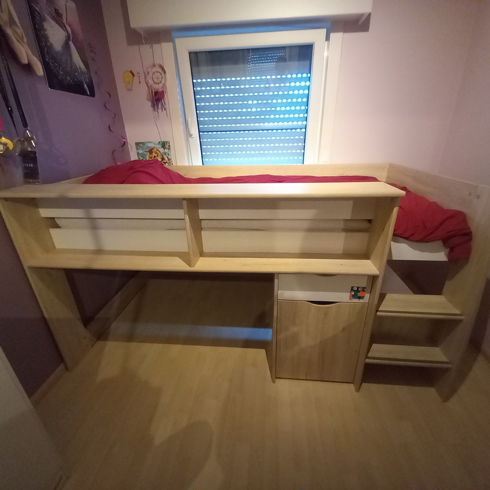bed - hoogslaper, Ophalen, Zo goed als nieuw, Hoogslaper