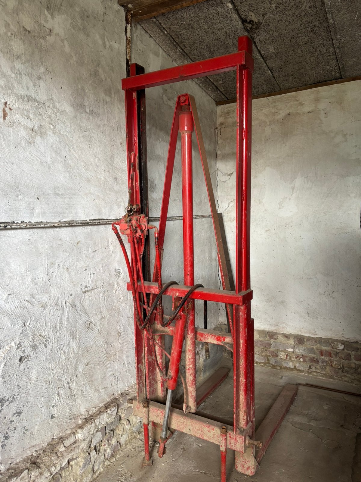Tractorlift voor bakken te stapelen. Werkt nog., Enlèvement, Utilisé