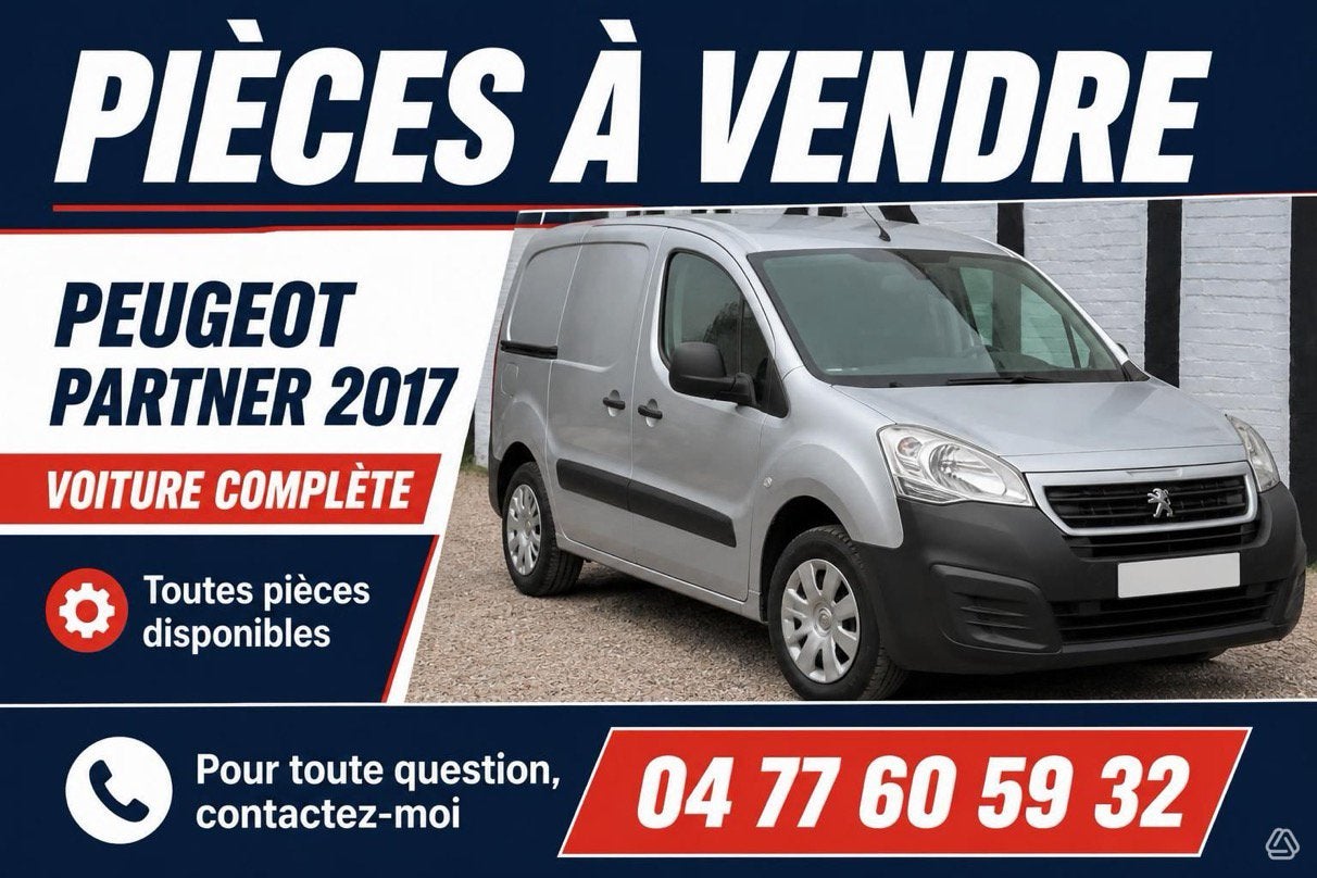 Pieces peugeot partner, Enlèvement