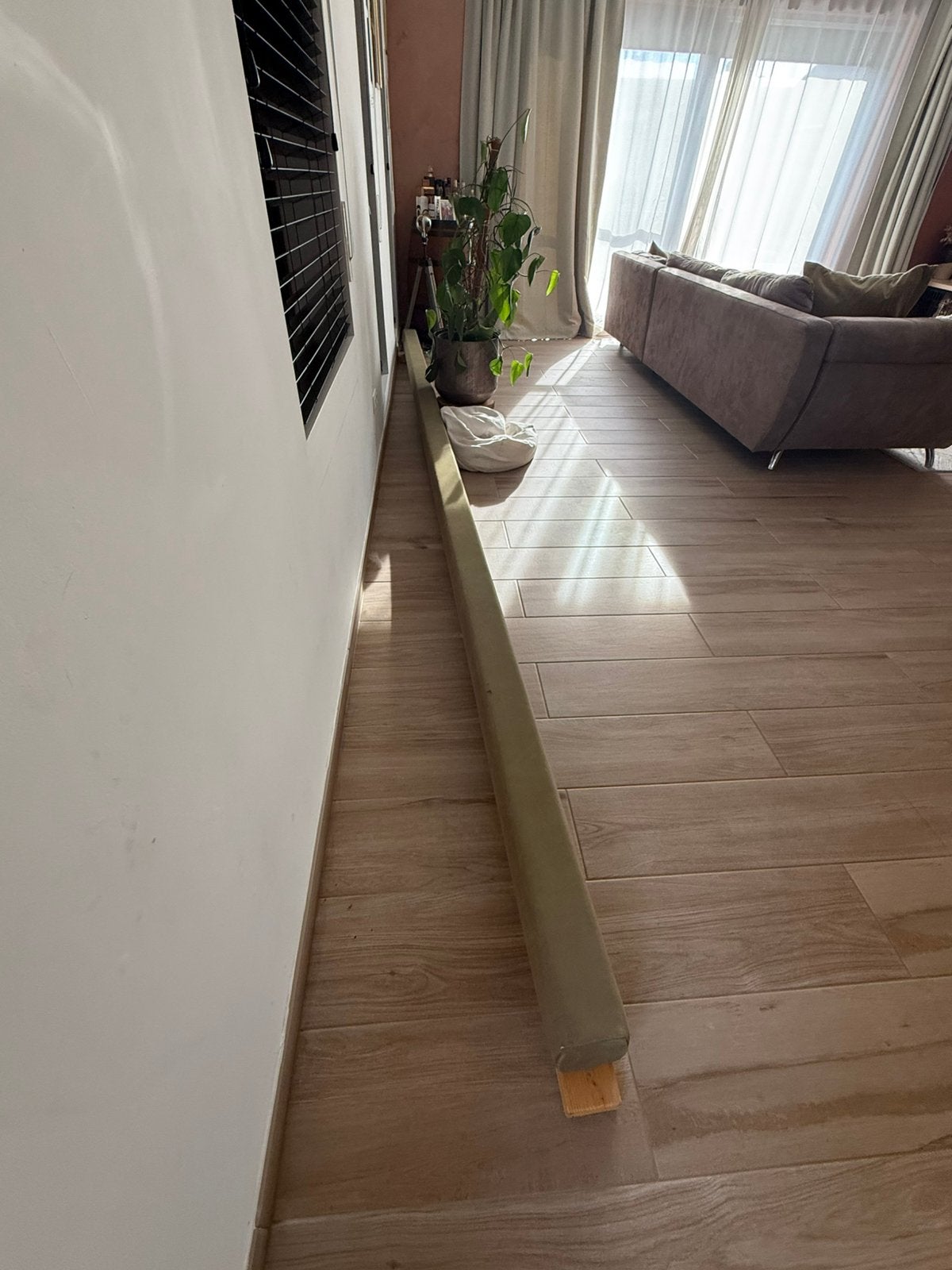 Gymbalk, Ophalen, Gebruikt, Materiaal