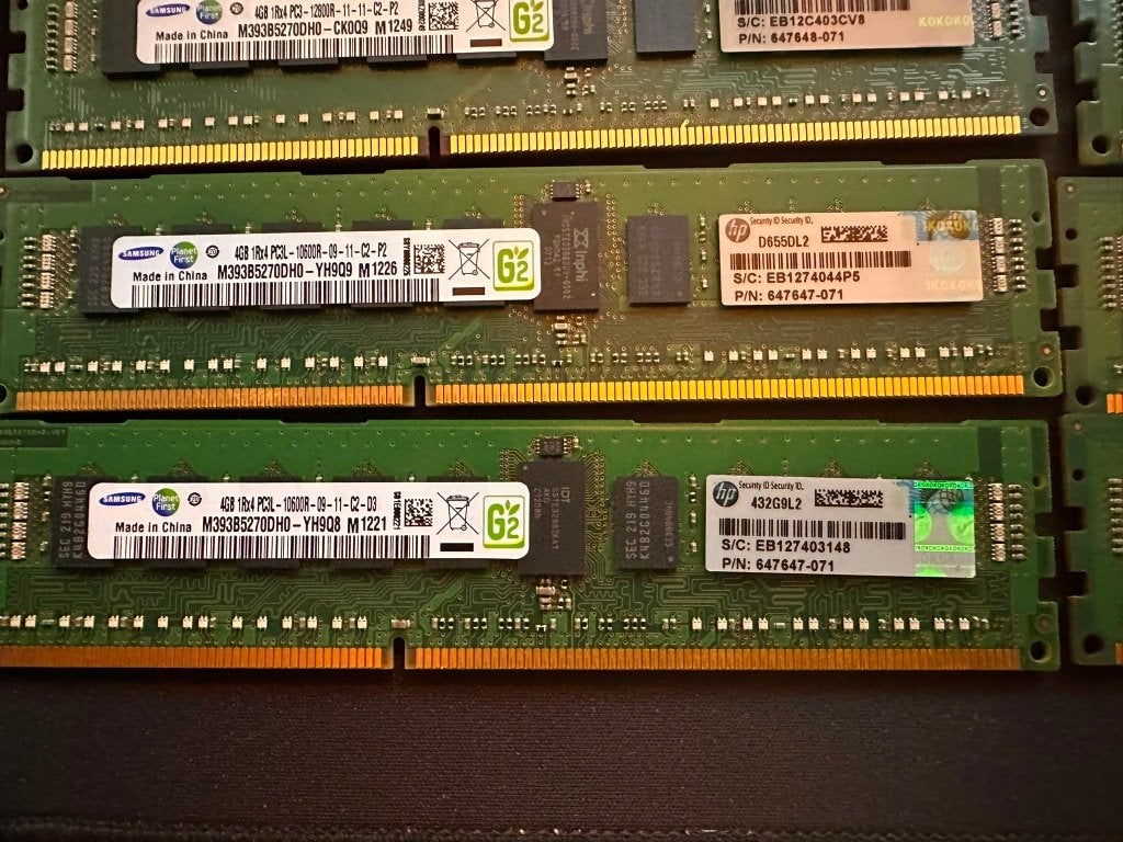 HPE SmartMemory - 4 GB DDR3 - 1333 MHz - HP P/N: 647647-071, Computers en Software, RAM geheugen, Gebruikt, 1333 MHz, Server, DDR3