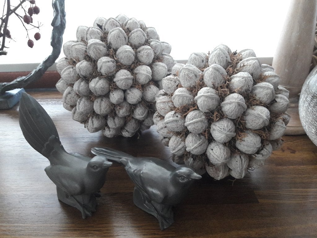 Set met 3 handgemaakte decoratiebollen, Ophalen of Verzenden, Nieuw