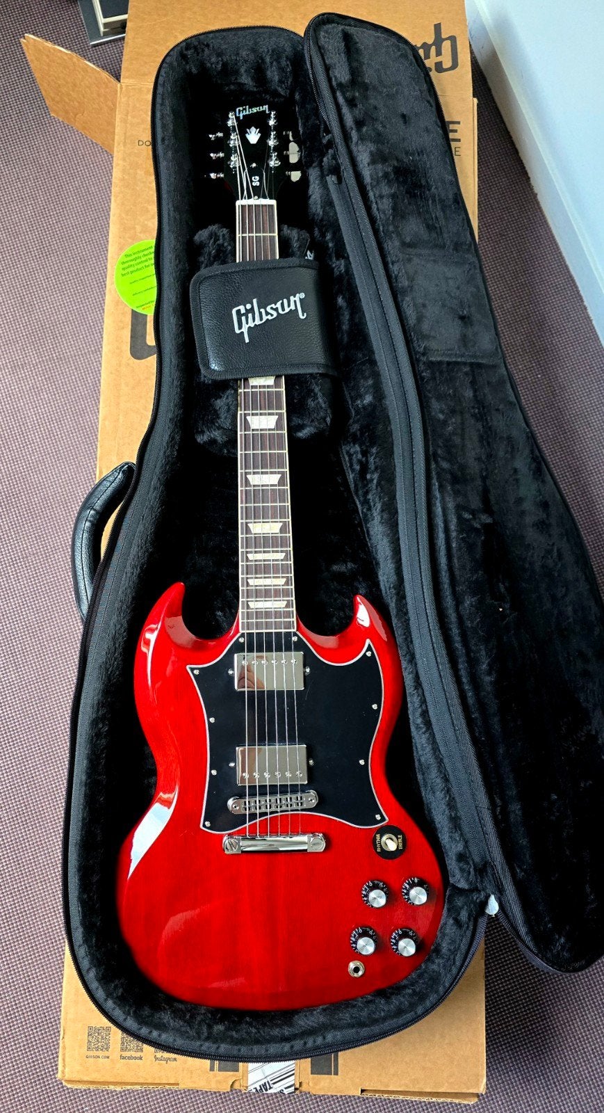 La toute nouvelle GIBSON SG Standard : jamais jouée !, Musique & Instruments, Instruments à corde | Guitares | Électriques, Gibson