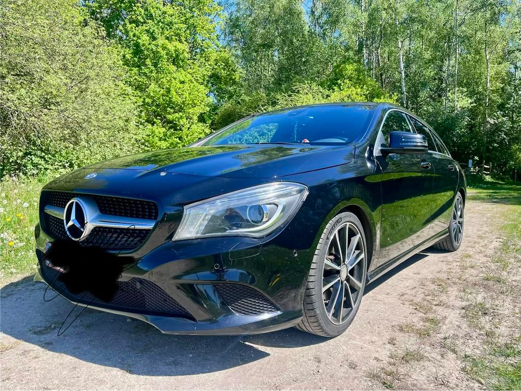 Zwarte mercedes cla, Auto's, 100 kW, CLA, Zwart, Leder