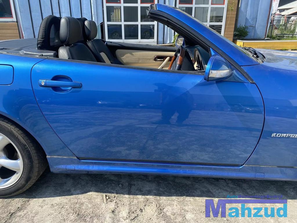 MERCEDES SLK R170 Blauw 372 Rechts deur portier 1996-2004, Gebruikt, Mercedes-Benz AG, Deur, Mercedes-Benz