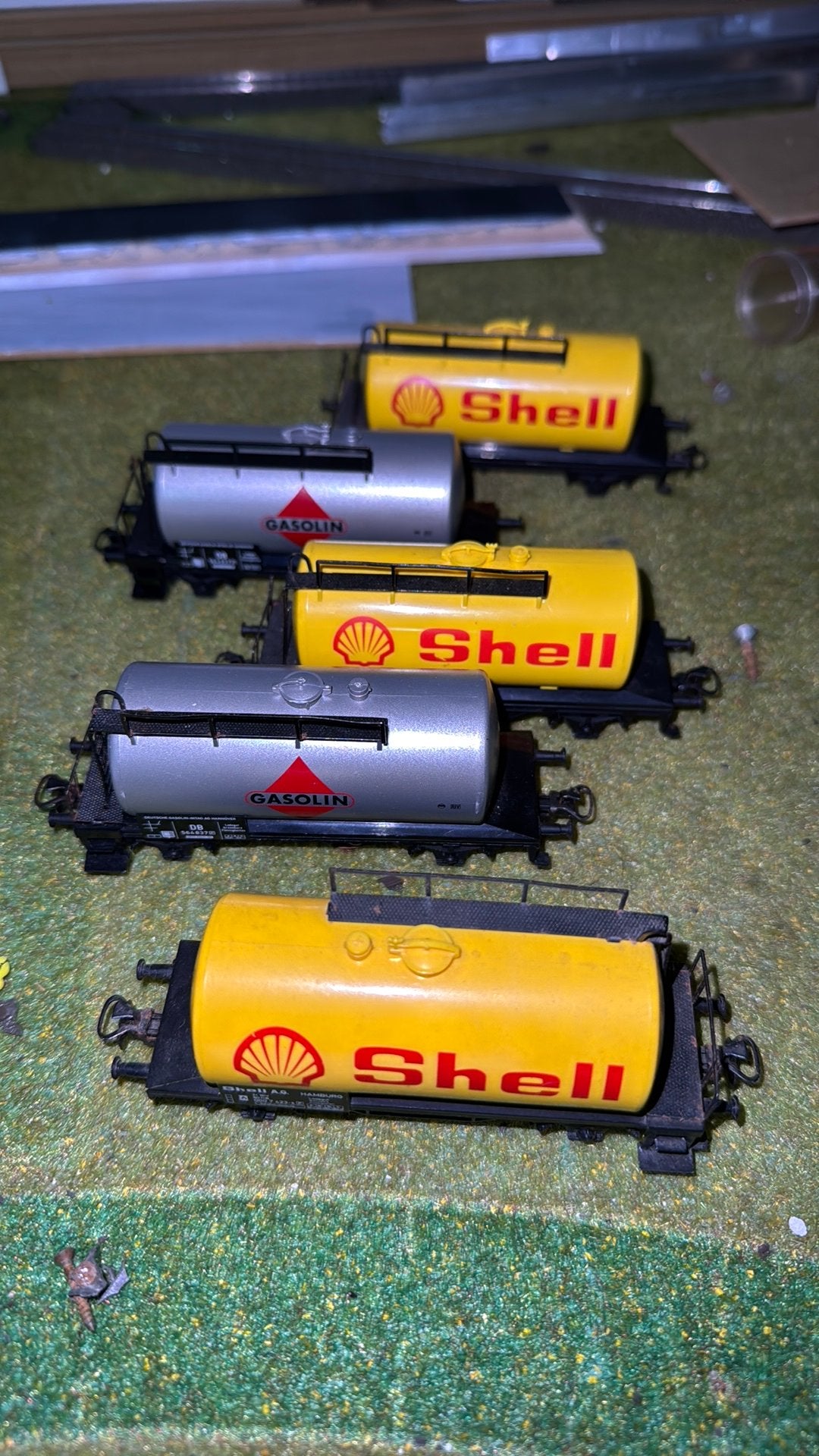 Marklin Olietank wagons, Gelijkstroom of Wisselstroom, Ophalen of Verzenden, NS, Märklin
