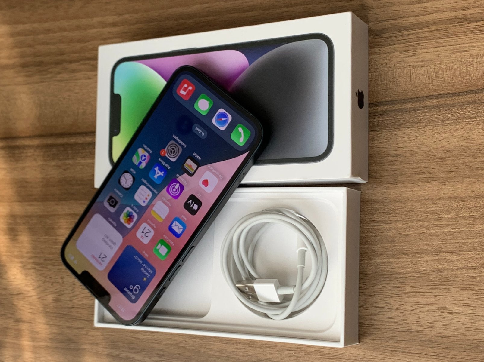 Prachtige Nieuwstaat iPhone 14 GARANTIE Batterij 100 %, Télécoms, Téléphonie mobile | Apple iPhone, 128 GB, Comme neuf, Enlèvement