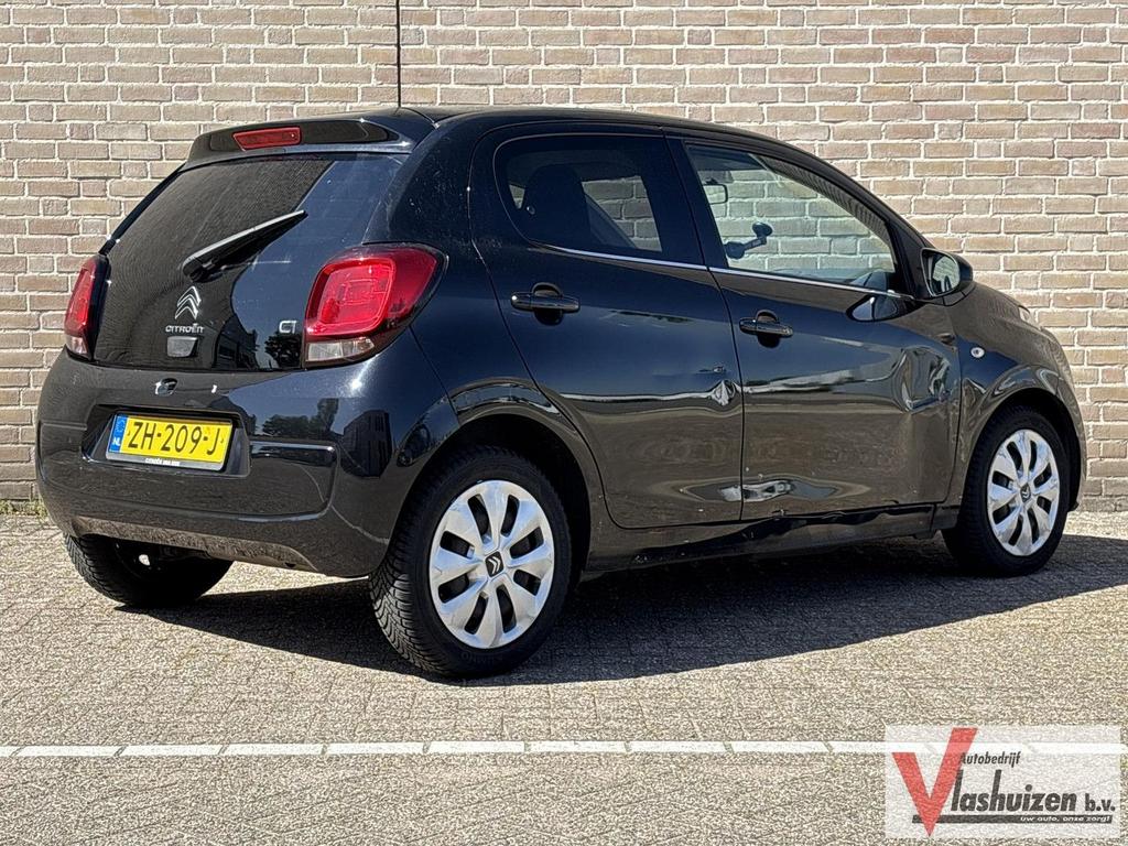 Citroen C1 1.0 VTi Feel | € 3.250,- NETTO! | Cruise | Airco, Auto's, Citroën, Zwart, Bedrijf, Handgeschakeld, Stadsauto