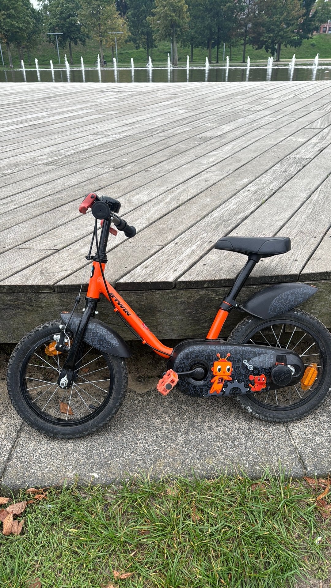 Kinderfiets, Fietsen en Brommers, Ophalen, Gebruikt, 16 tot 20 inch