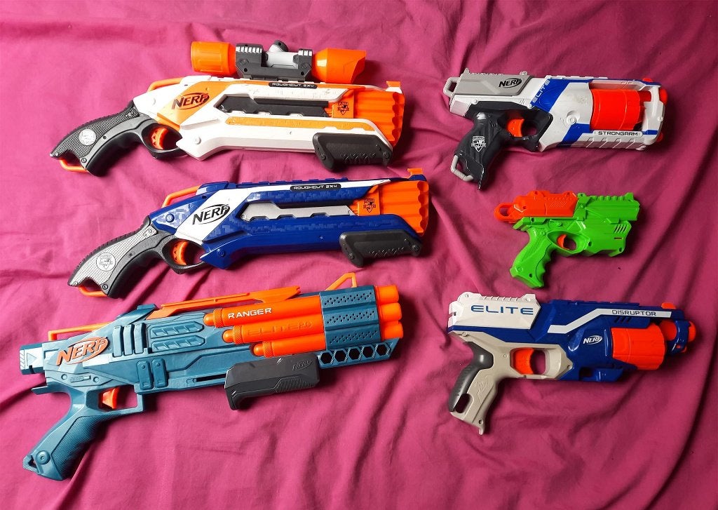 Nerf, Kinderen en Baby's, Speelgoed | Buiten | Actiespeelgoed, Ophalen, Gebruikt