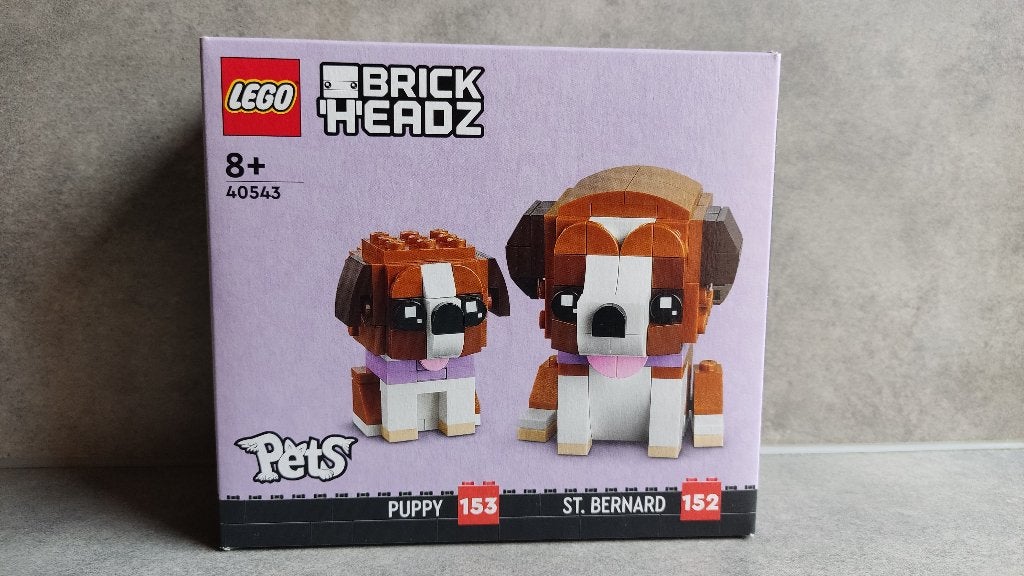 lego brickheadz 40543 sint bernard, BrickHeadz, Lego, Nieuw, Ophalen of Verzenden