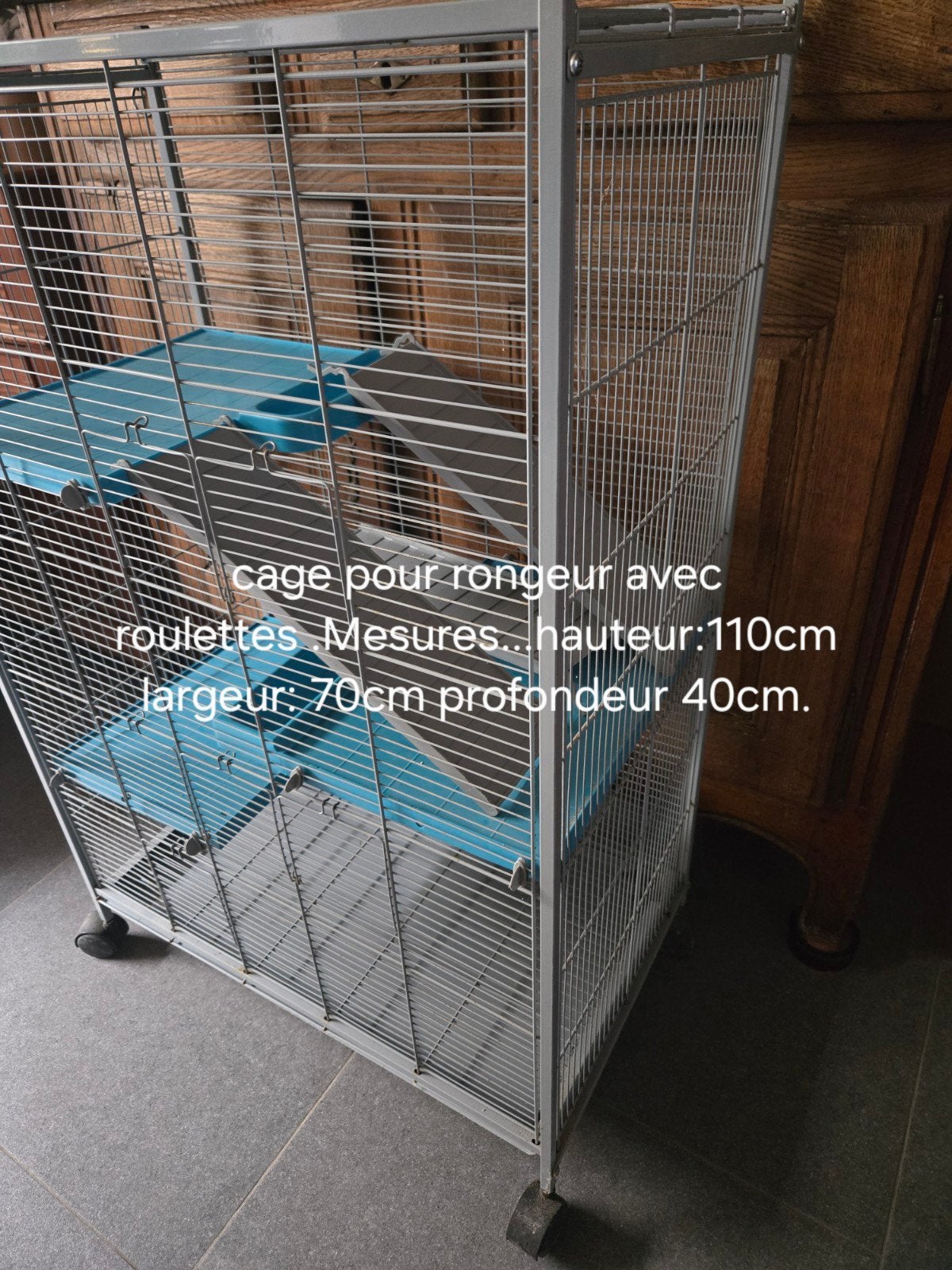 cage pour rongeur, Ophalen