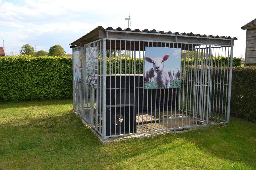 Hondenkennel en of hondenhok, Enlèvement, 100 cm ou plus, 110 cm ou plus, Niche à chien