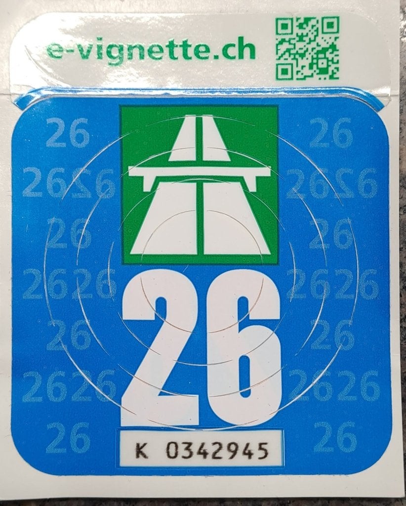 Autovignet Zwitserland 2026