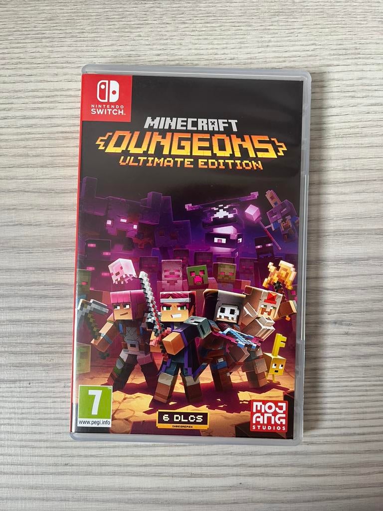 Minecraft Dungeons Nintendo Switch, Games en Spelcomputers, Games | Nintendo Switch, Ophalen, Zo goed als nieuw