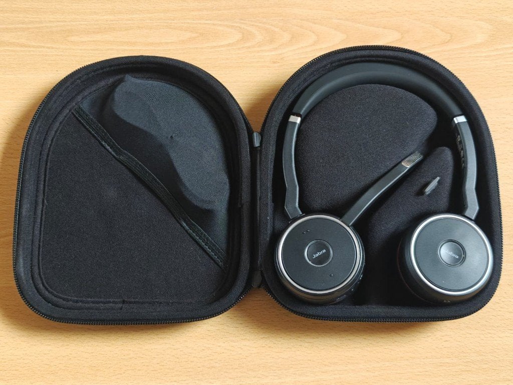 Jabra Evolve 75 draadloze headset – NIEUW, Mute-functie, Nieuw, On-ear, Ophalen of Verzenden