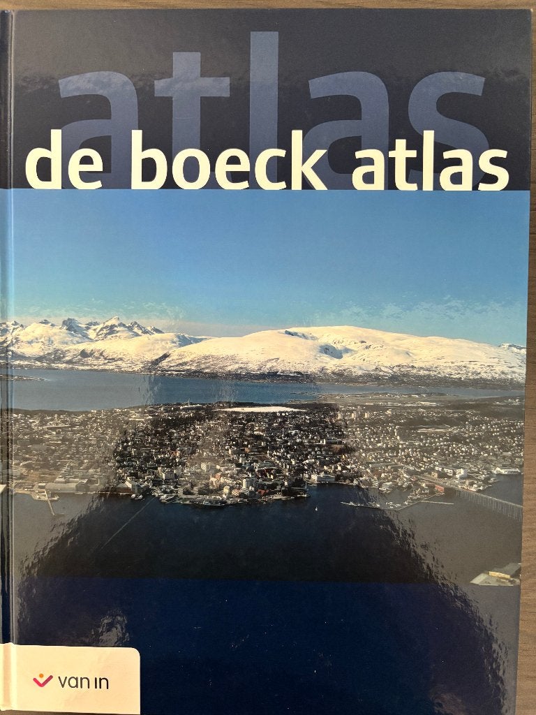 De boeck atlas - Van in, Livres, Enlèvement, Comme neuf, Monde, Autres types