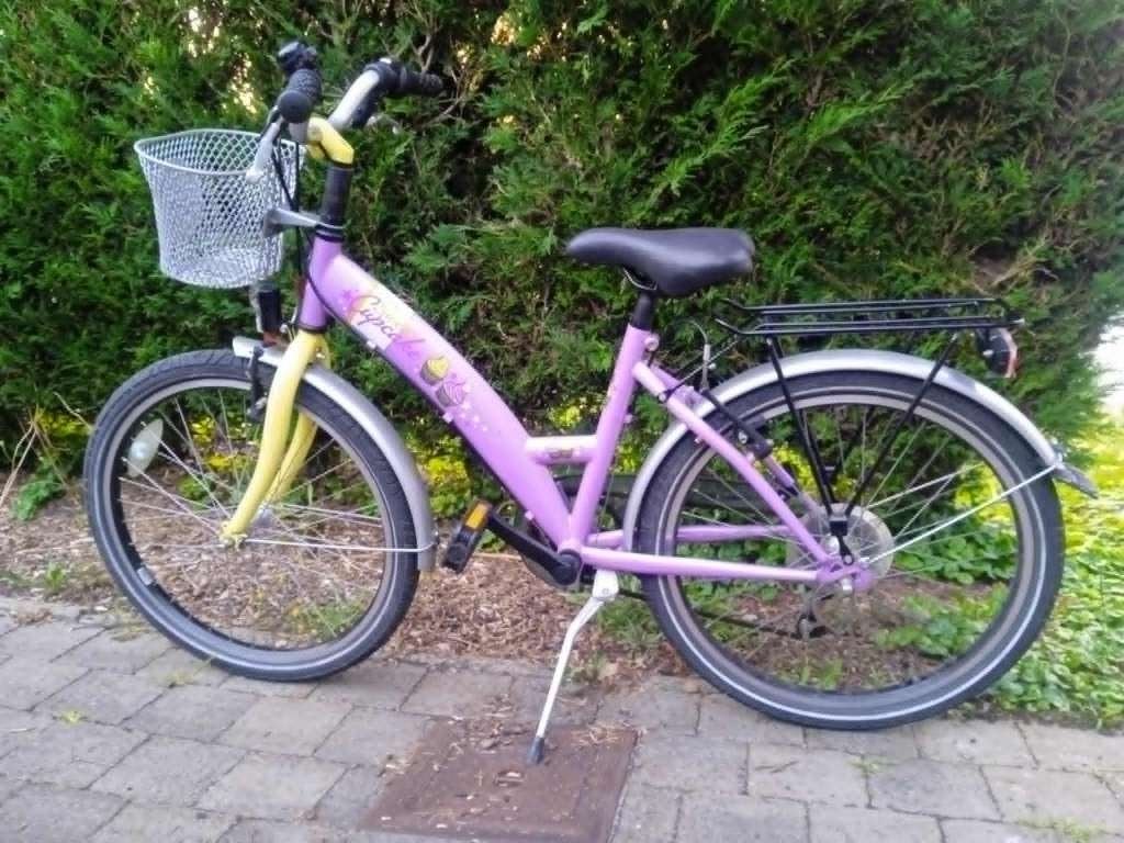 Meisjesfiets  Sweet Cupcake 22in in zeer goede staat, Ophalen, 22 inch, Gebruikt, Velgrem