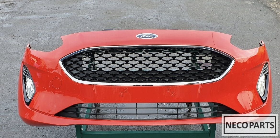 VOORBUMPER FORD FIESTA MK8 BUMPER ORIGINEEL ALLES LEVERBAAR, Gebruikt, -, -, Ophalen of Verzenden