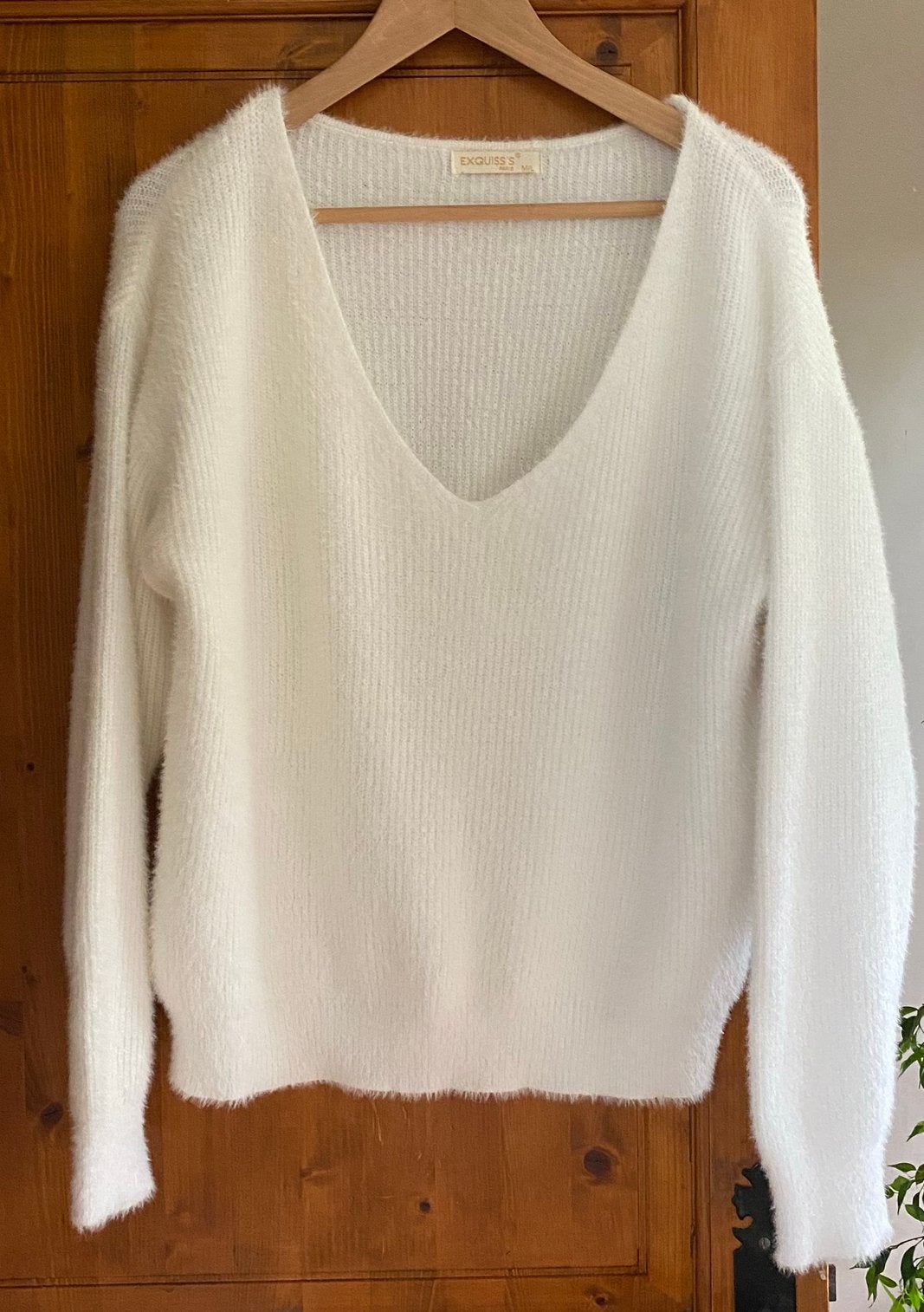 Mooie pull Exquiss’s dames maat M/L, Verzenden, Gedragen, Maat 38/40 (M), Wit