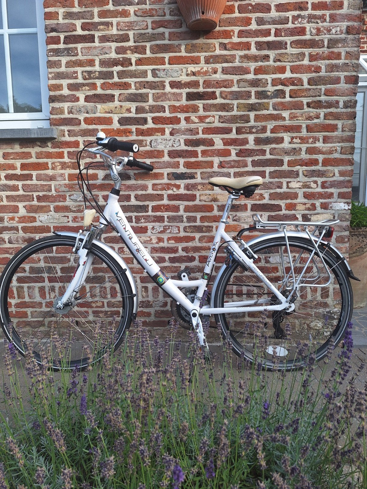 Damesfiets Venturelli, Fietsen en Brommers, Fietsen | Dames | Damesfietsen, Gebruikt, Velgrem, Versnellingen, Ophalen