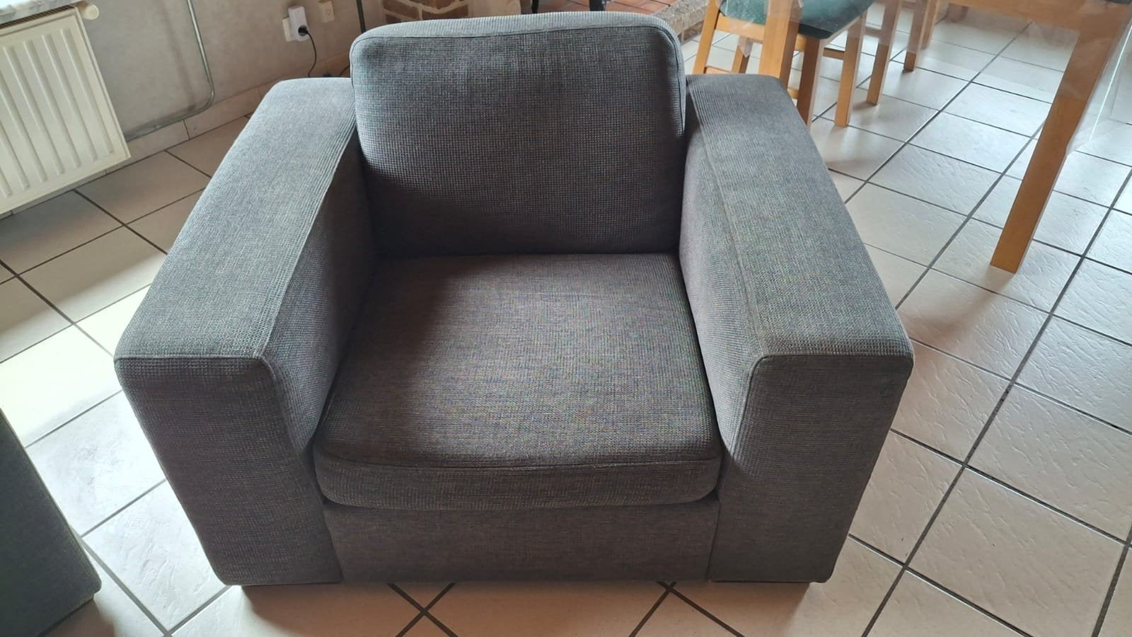 Zetels en salontafel, Huis en Inrichting, Fauteuils, Ophalen, Hout