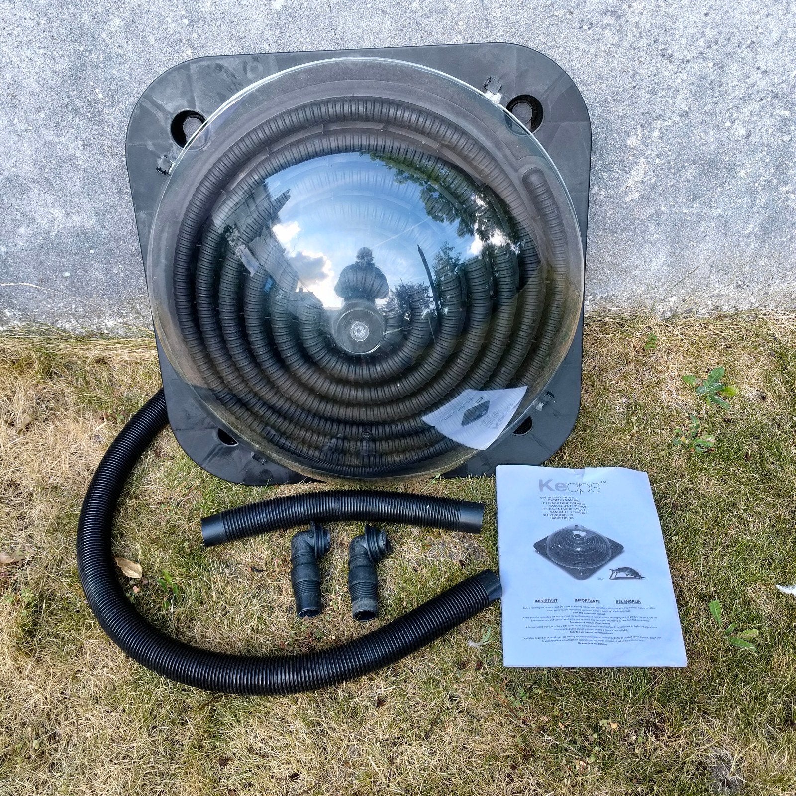 Zonneboiler Keops, Ophalen