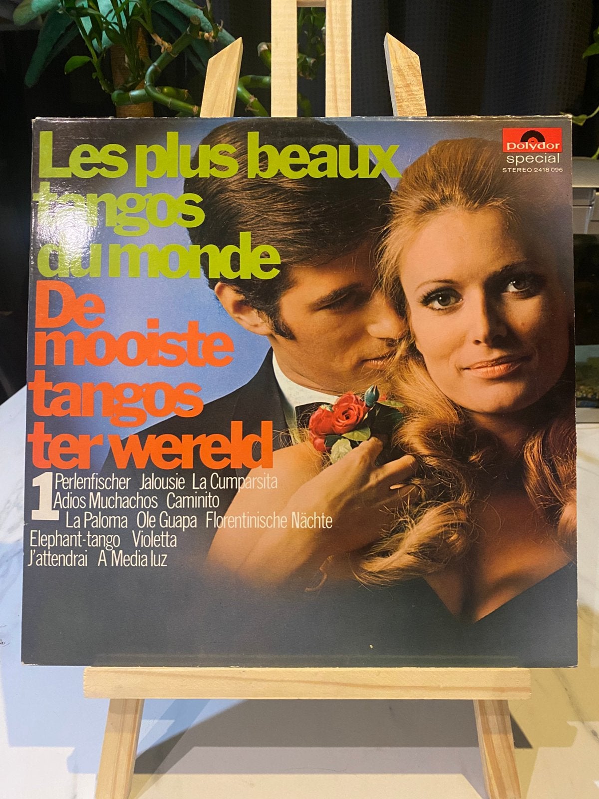 🔥 LP - De mooiste tango’s ter wereld - Polydor., Cd's en Dvd's, Ophalen of Verzenden, Zo goed als nieuw, LP