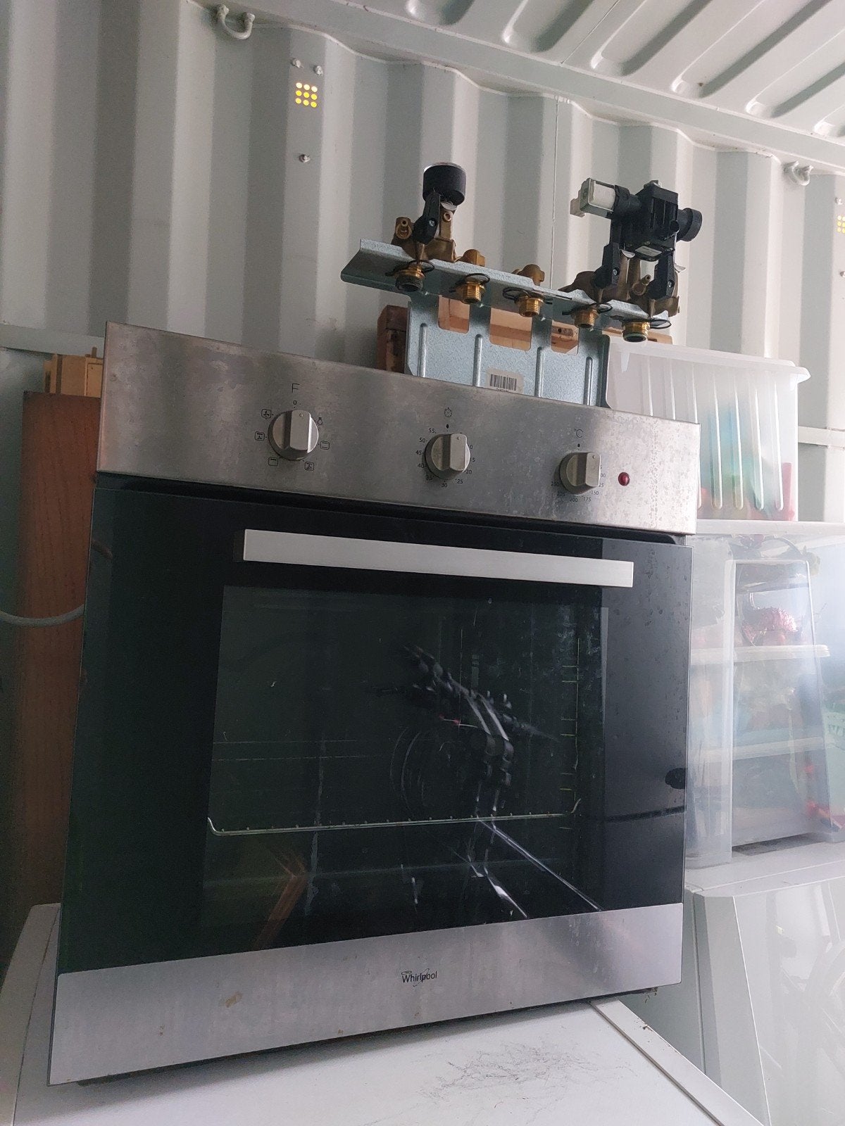 Whirlpool Inbouwoven RVS (Model AKP 449/IX) – Goede staat!, Elektronische apparatuur, Ophalen, Whirlpool, Heteluchtoven