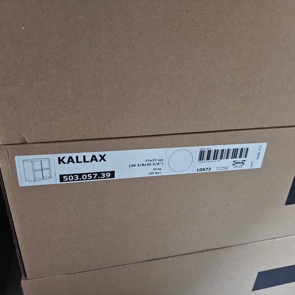 Ikea Kallax 77x77 Hoogglans Wit - Nieuw in de doos, Huis en Inrichting, Kasten | Boekenkasten, Ophalen, Nieuw, 50 tot 100 cm, Kallax