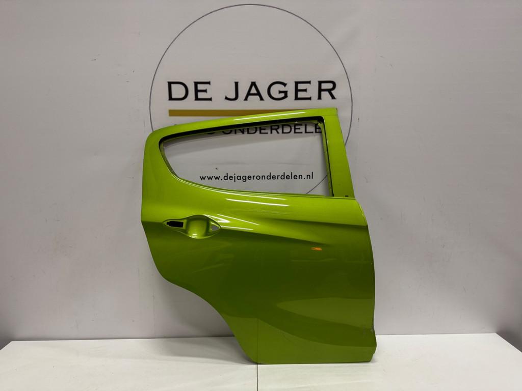 OPEL KARL DEUR PORTIER RECHTSACHTER ORIGINEEL, Auto-onderdelen, Carrosserie, Deur, Opel, Achter, Rechts, Gebruikt