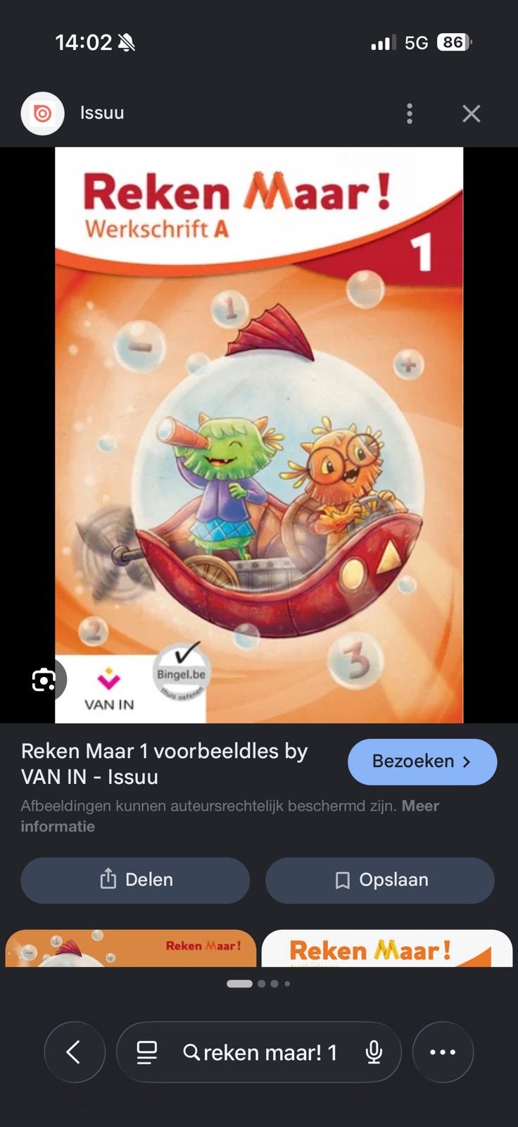 Reken Maar! 1, Boeken, Ophalen, Nederlands