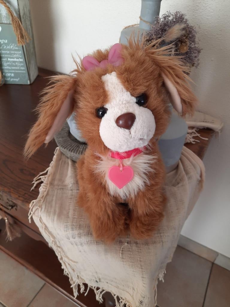 Chien et grenouille 25 cm, 2 €/pièce, état neuf, Enlèvement, Neuf, Grenouille
