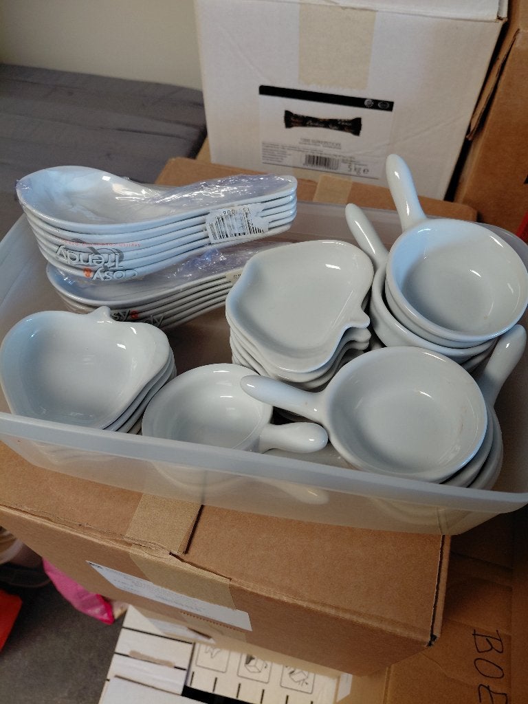 Porselein voor aperitiefhapjes, Maison & Meubles, Cuisine | Vaisselle, Vintage, Comme neuf, Enlèvement, Autres types