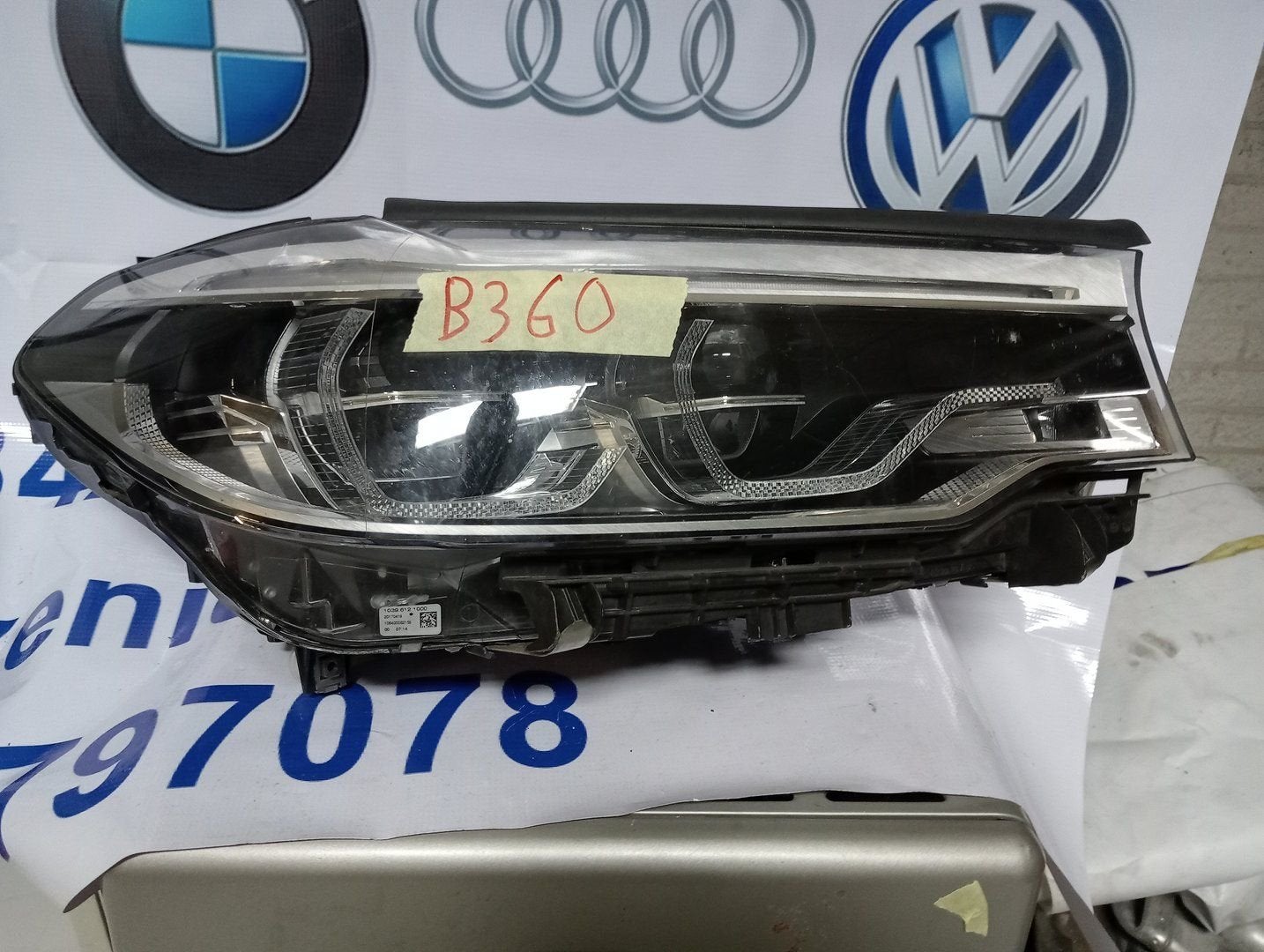 BMW 5 SERIE G30 G31 ADAPTIEVE LED KOPLAMP 8499122 ORIGINEEL, Auto-onderdelen, Gebruikt, -, -, Ophalen of Verzenden
