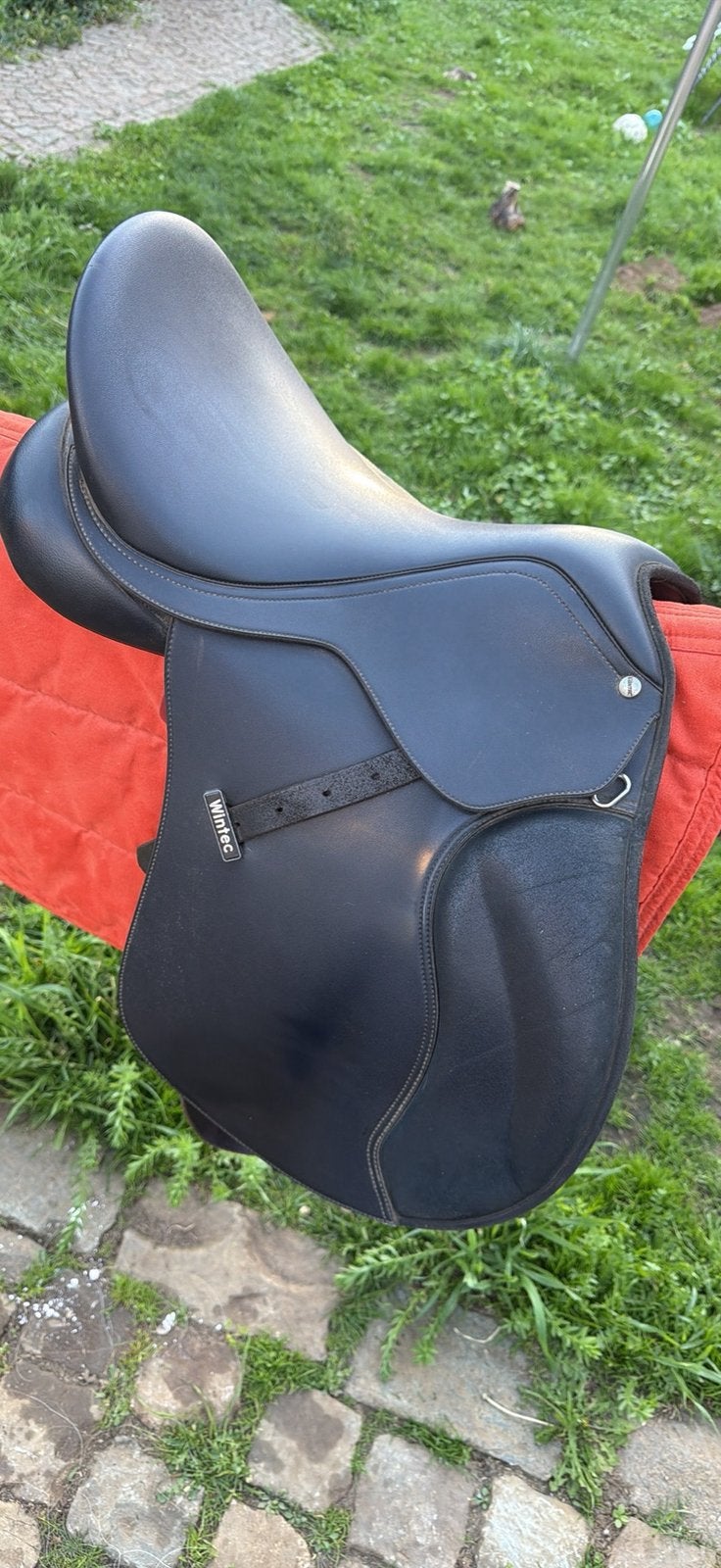 Dressuurzadel wintec  17 inch, Dieren en Toebehoren, Ophalen, Wintec