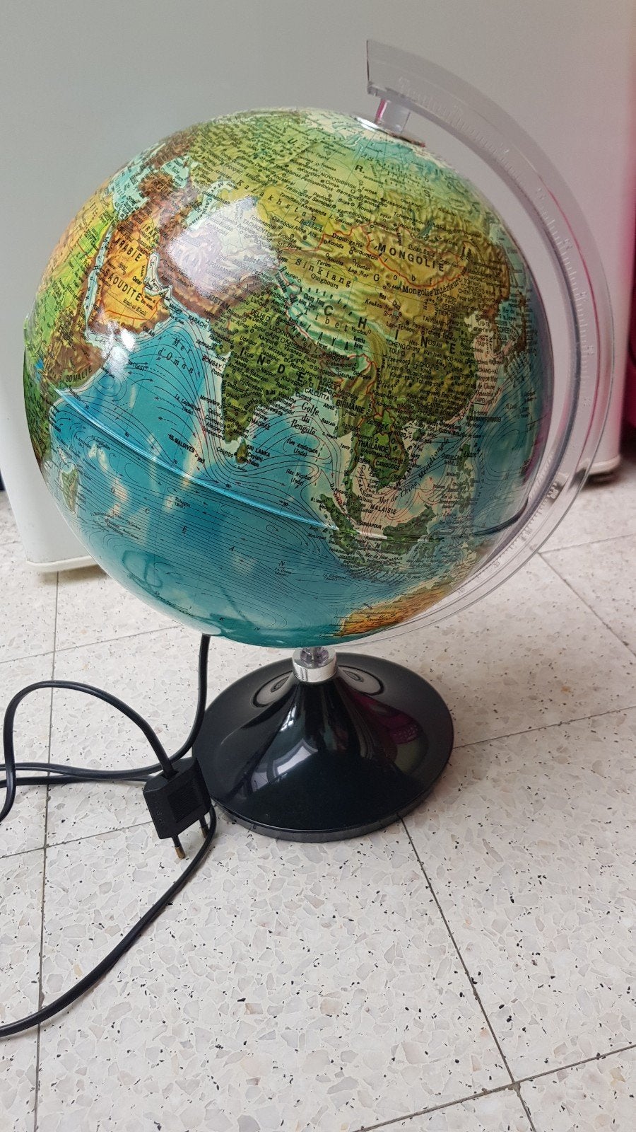 Lampe de bureau "Globe", Bureaulamp, Kunststof, E14 (klein), Nieuw