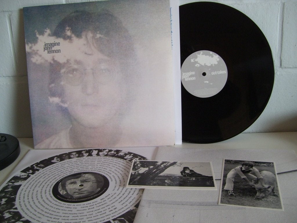 JOHN LENNON  imagine  ( 2 lps ), CD & DVD, Vinyles | Rock, 12 pouces, Pop rock, Enlèvement ou Envoi, Avec pochette intérieure