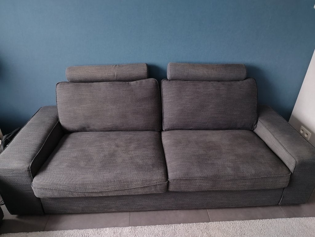 Zetel 3-zit Kvik Ikea, Huis en Inrichting, Ophalen, Gebruikt, Driepersoons, 75 tot 100 cm