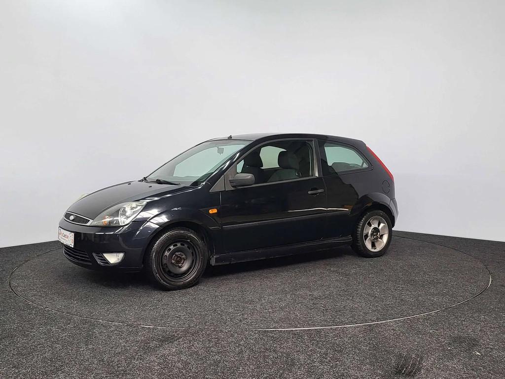 Ford Fiesta 1.6 - 16V | 2003 | 203.056 km | Airco | CD, Auto's, Ford, 1596 cc, Stof, Gebruikt, Zwart