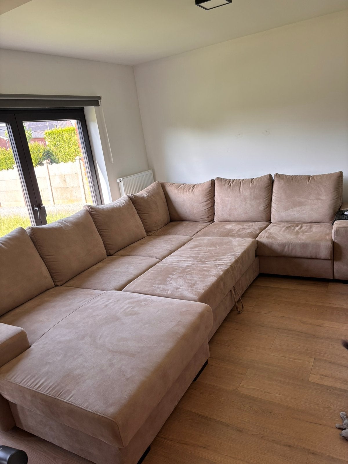Zetel, Huis en Inrichting, Zetels | Complete zithoeken, Zo goed als nieuw, Stof, Ophalen
